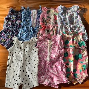 Summer Baby Romper Bundle • Size 3 Mo